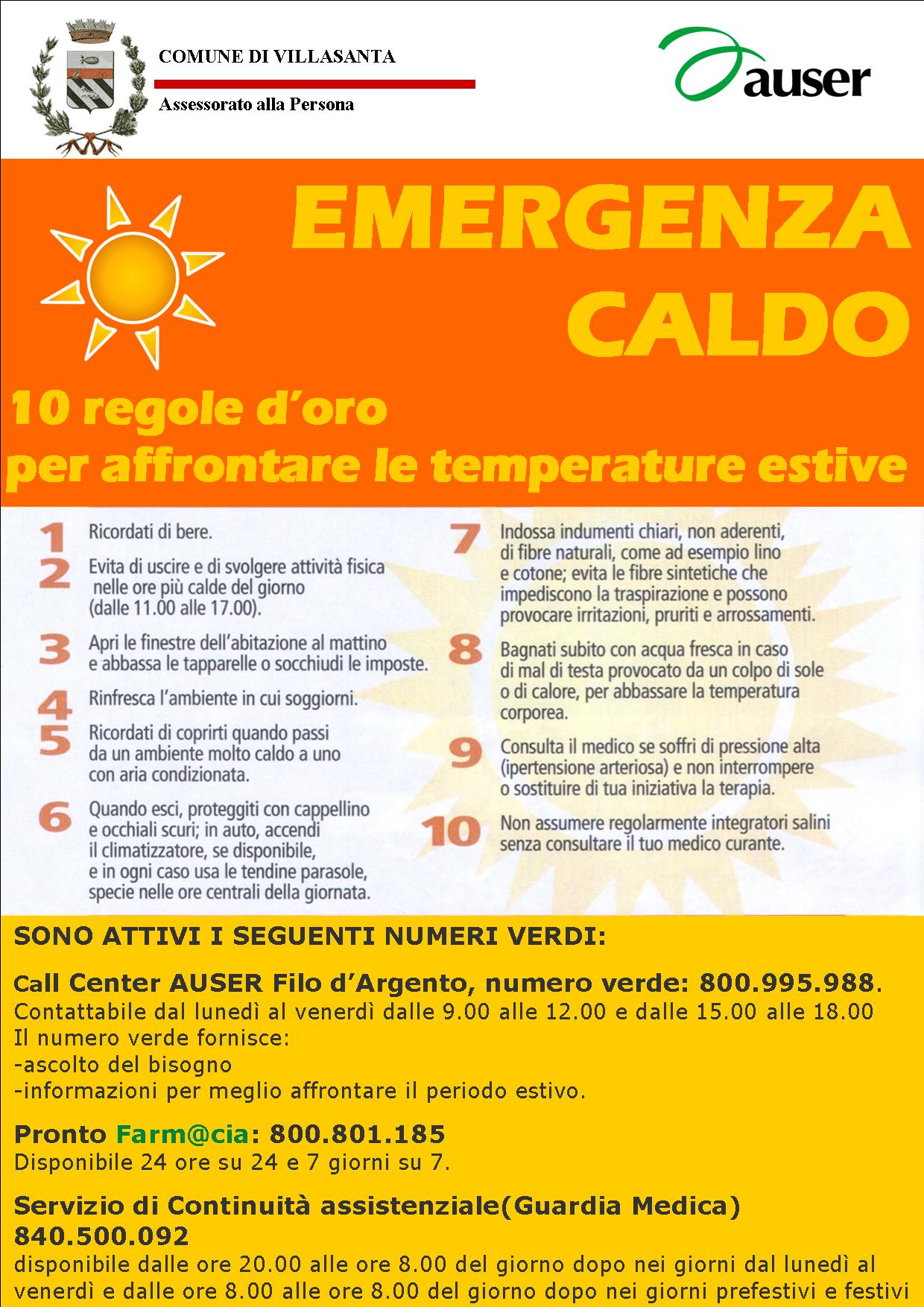 10 regole d'oro per affrontare il caldo estivo 
