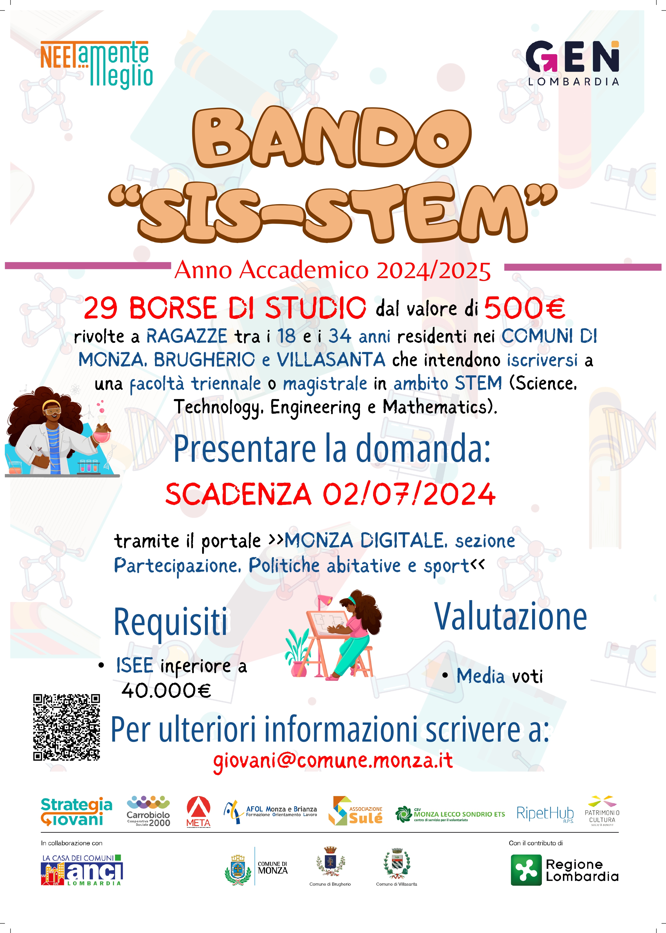 Borse di studio STEM per ragazze