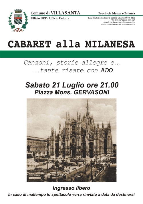 Cabaret alla Milanesa