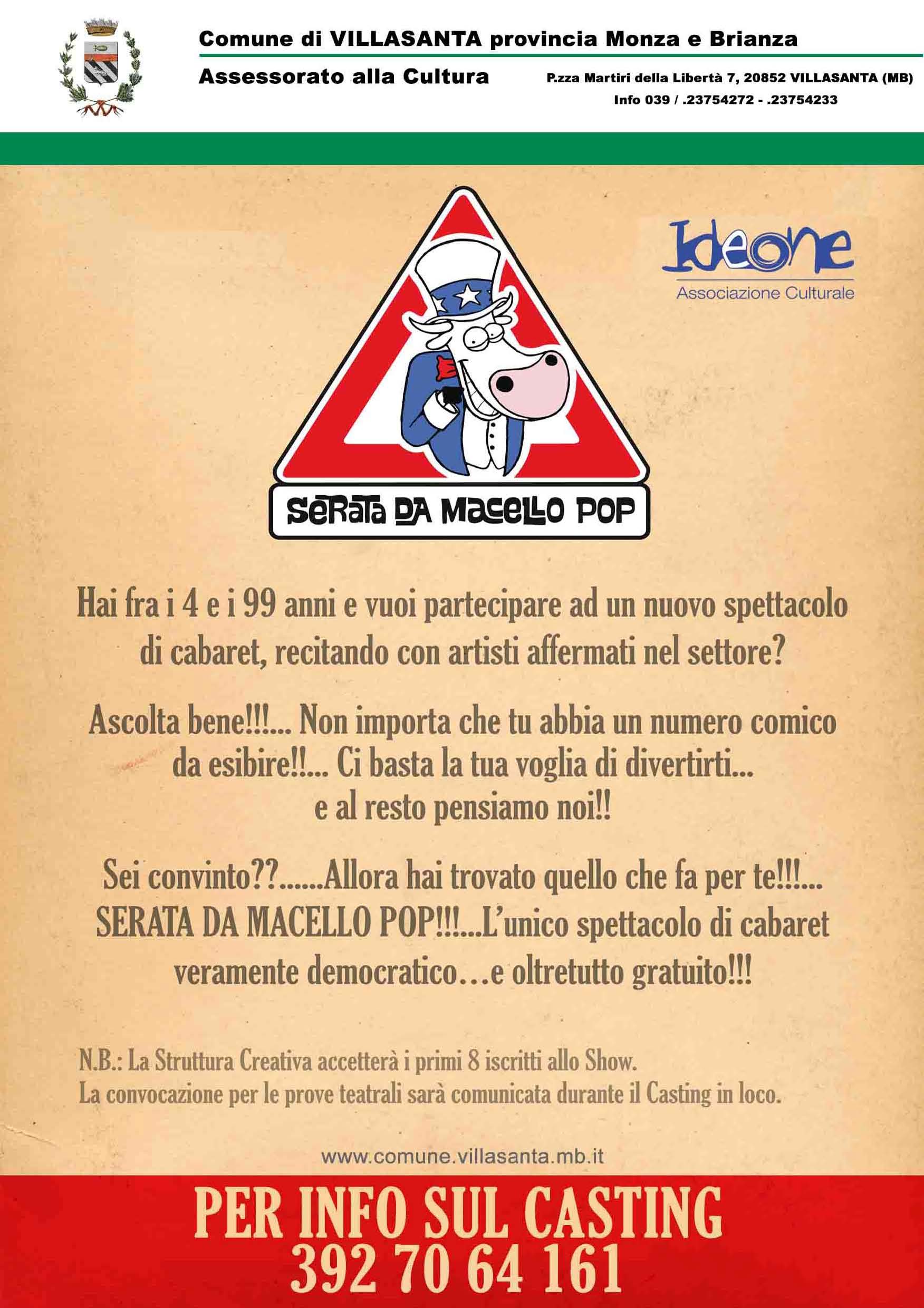 Serata da Macello Pop