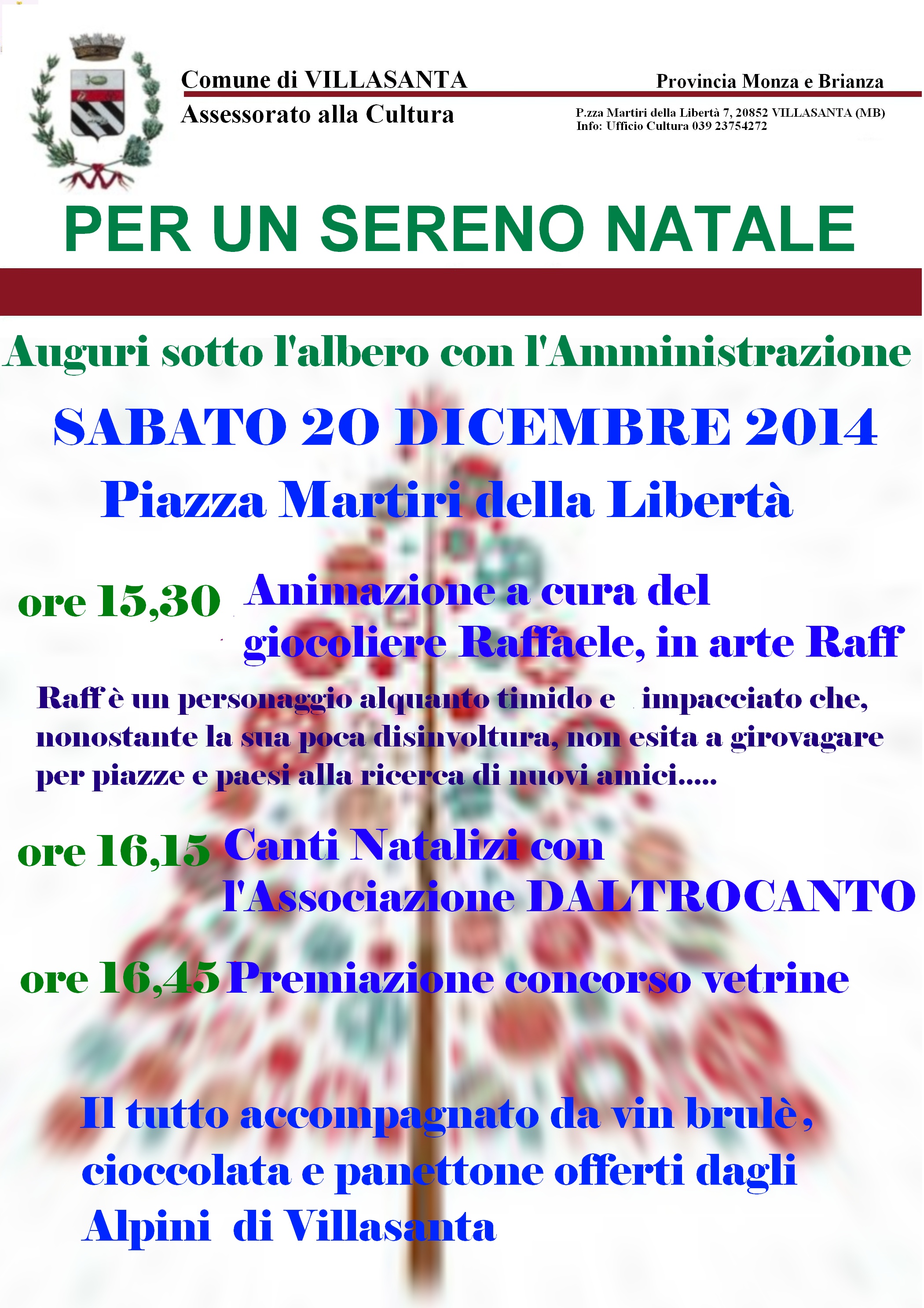 Per un sereno Natale