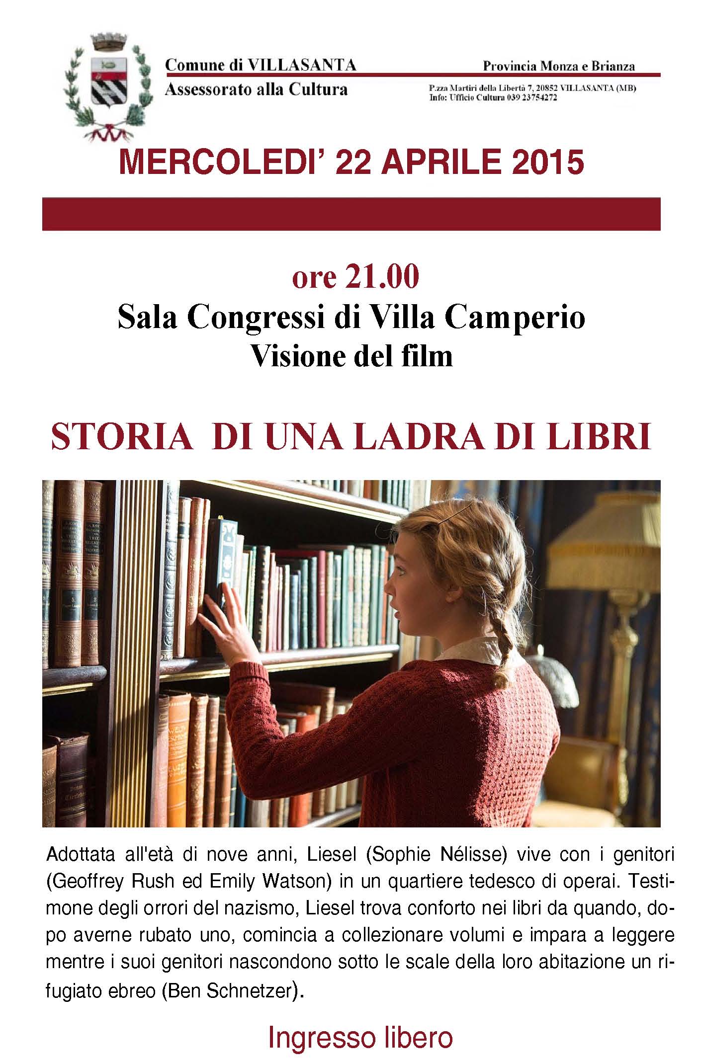 STORIA DI UNA LADRA DI LIBRI